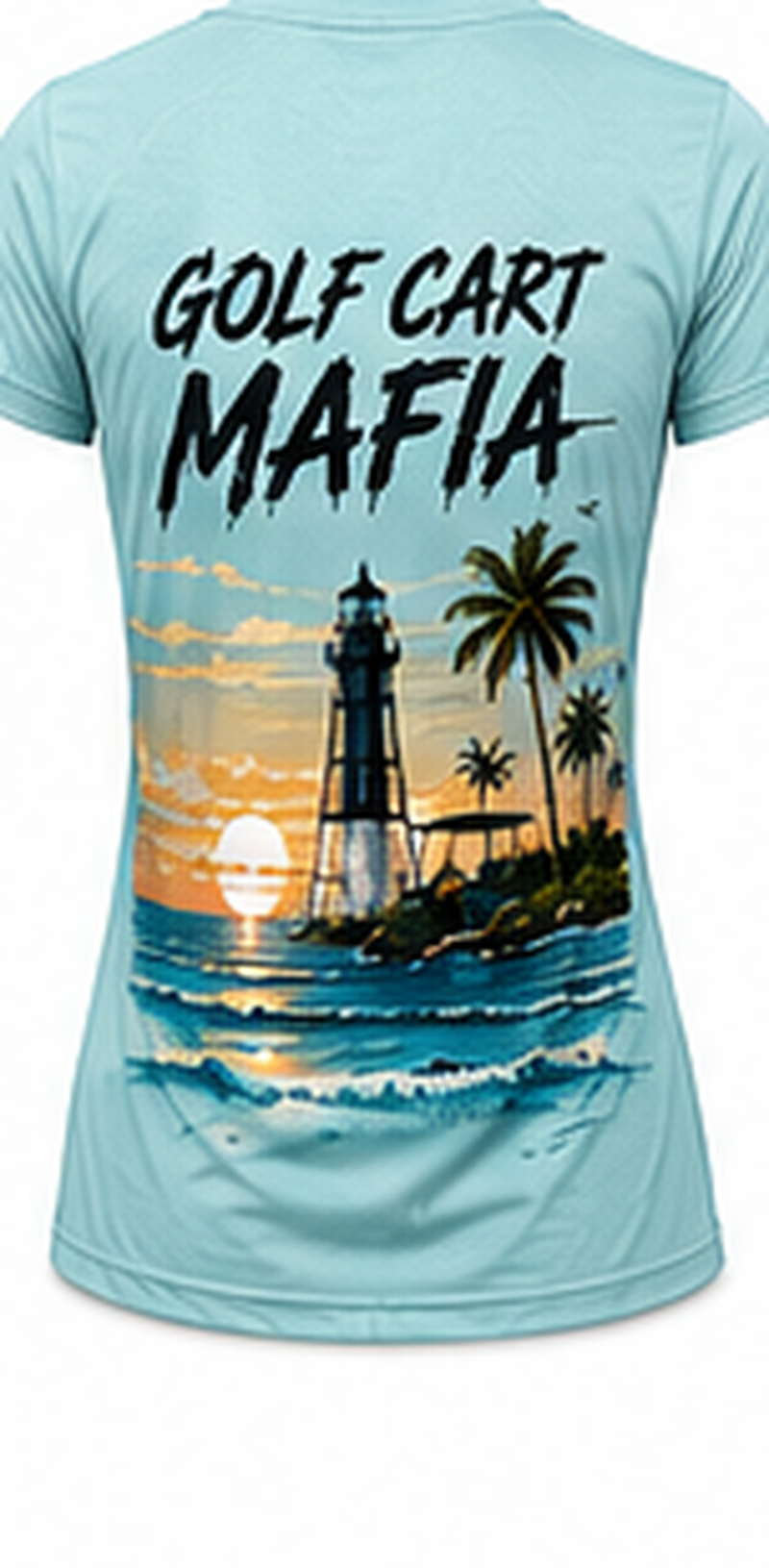 Women's Performance V-Neck - Lighthouse Light Blue