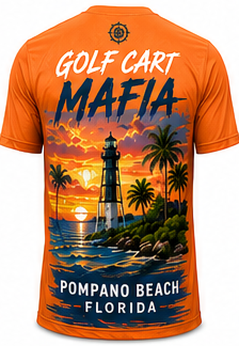 Men's Performance Tee - Lighthouse Orange