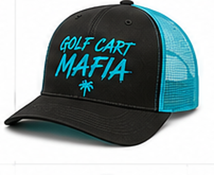 Trucker Hat - Black/Teal