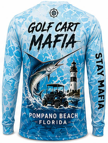 Men's Long Sleeve Performance - Marlin Water