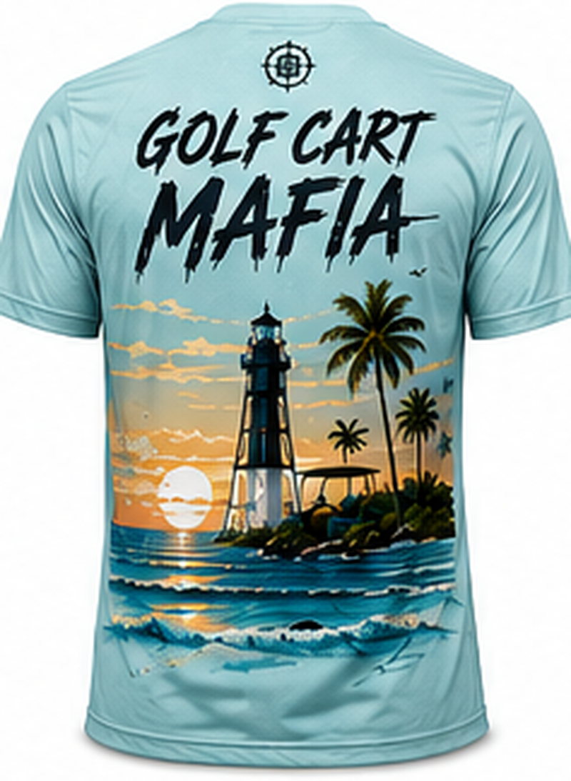 Men's Performance Tee - Lighthouse Light Blue