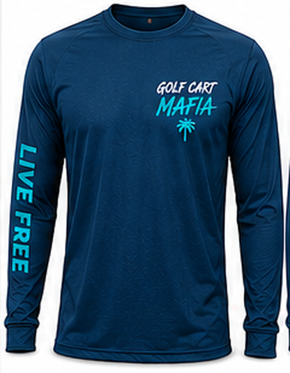 Men's Long Sleeve Performance - Lighthouse Navy