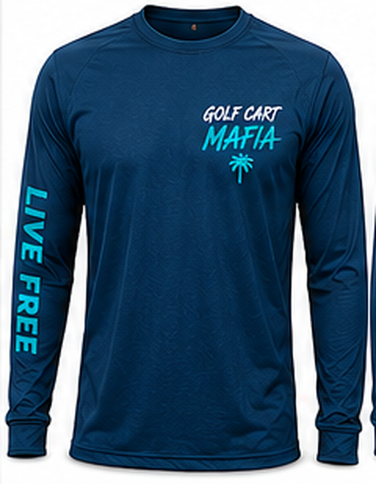 Men's Long Sleeve Performance - Lighthouse Navy