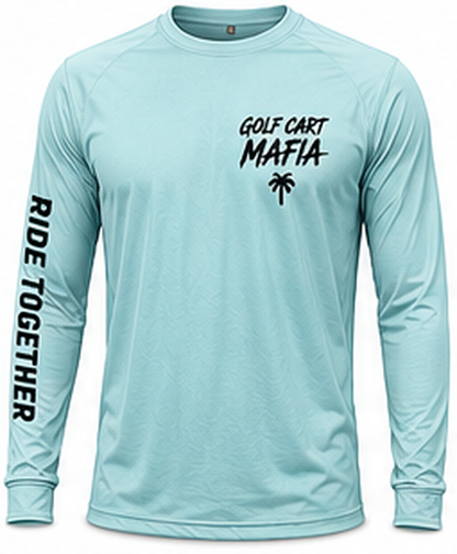 Men's Long Sleeve Performance - Lighthouse Light Blue