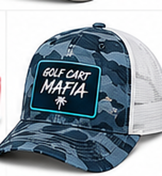Trucker Hat - Blue Camo