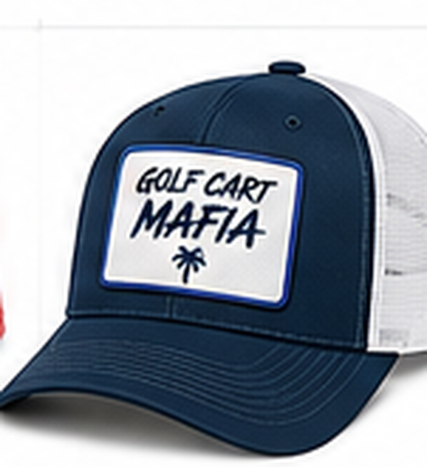 Trucker Hat - Navy/White Patch