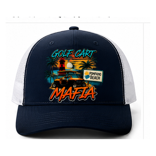 Trucker Hat - Lighthouse Navy/White